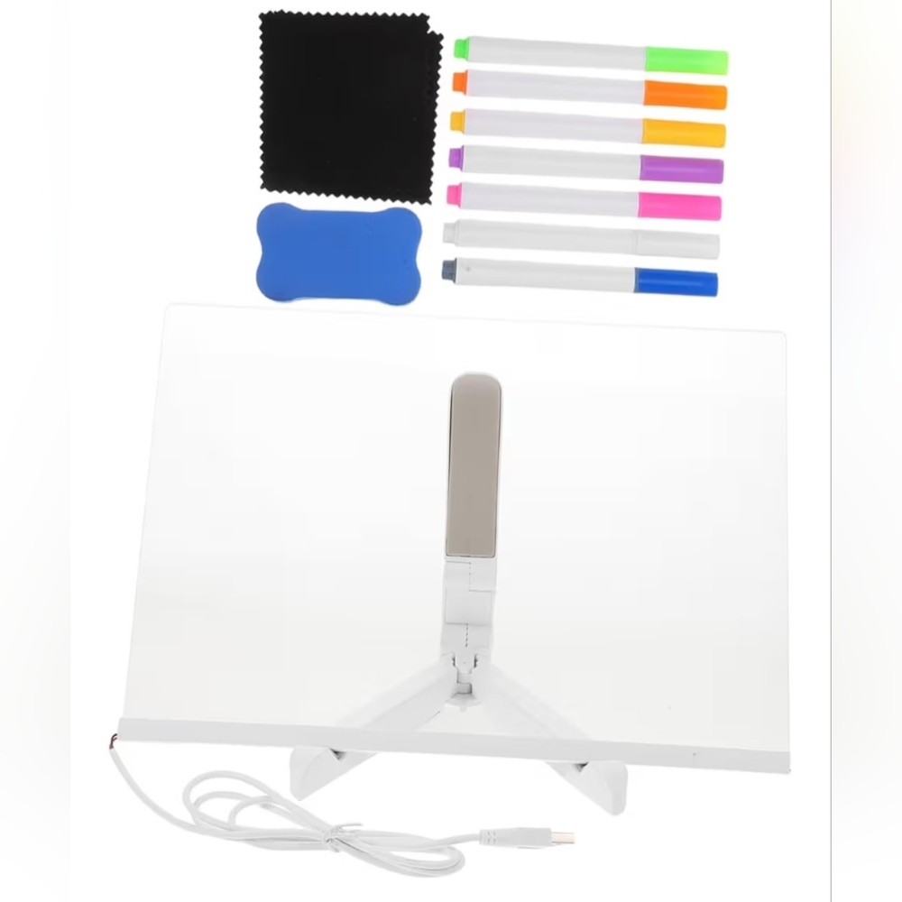 LED Light Board With Stand And Accessories